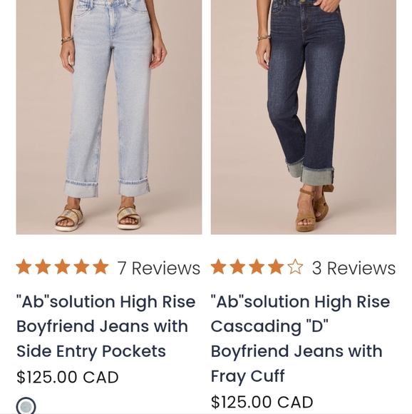 Democracy Women’s Size 22W High Rise Round up Best boyfriend Fit Jeans NWT - Picture 13 of 13